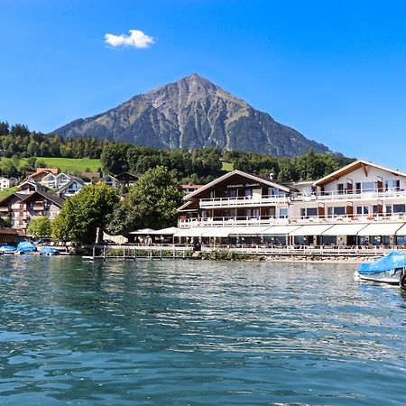 Strandhotel Seeblick Faulensee Exteriör bild