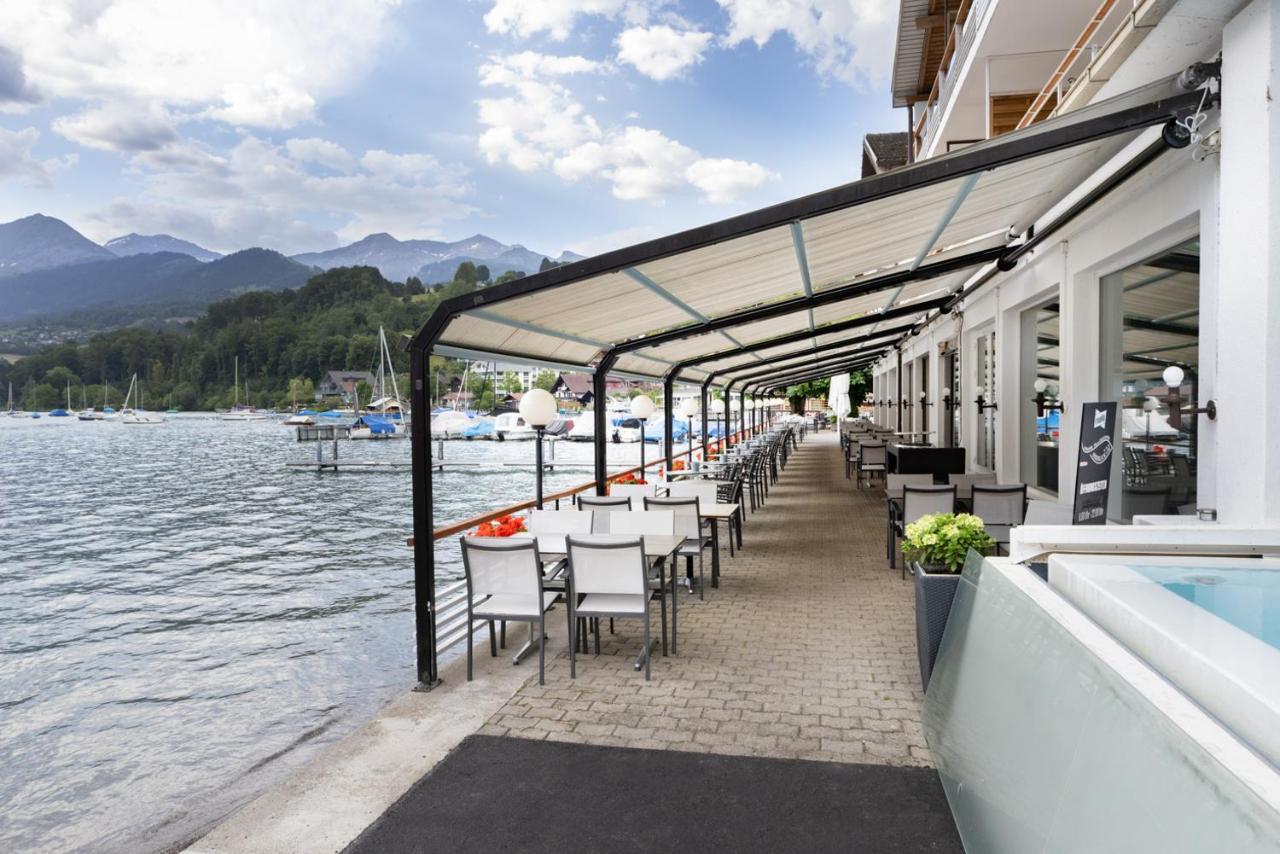 Strandhotel Seeblick Faulensee Exteriör bild