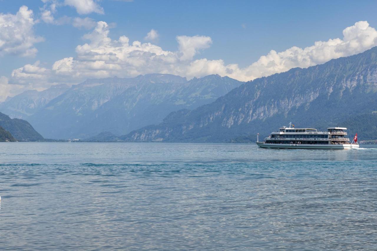 Strandhotel Seeblick Faulensee Exteriör bild