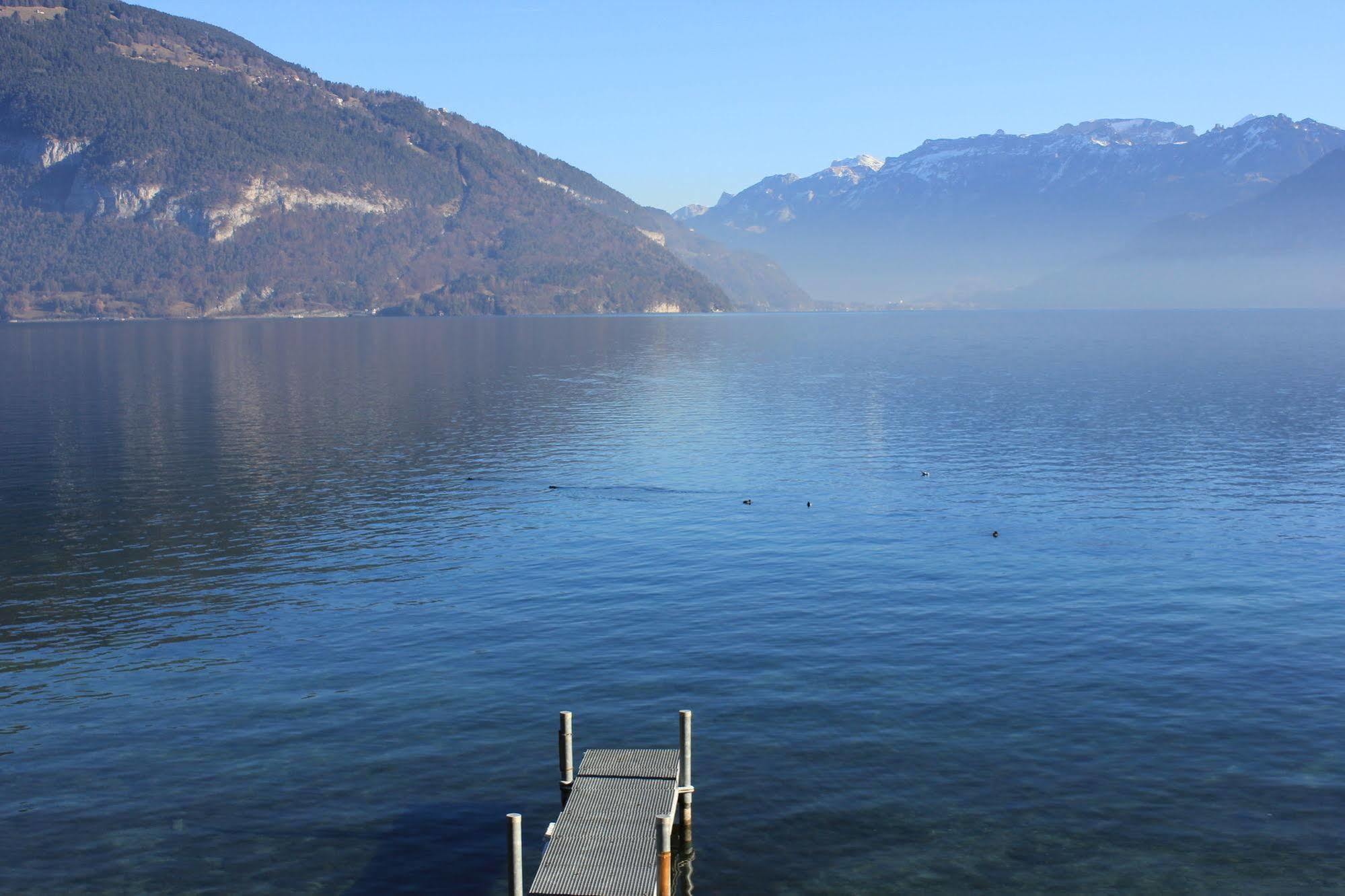 Strandhotel Seeblick Faulensee Exteriör bild