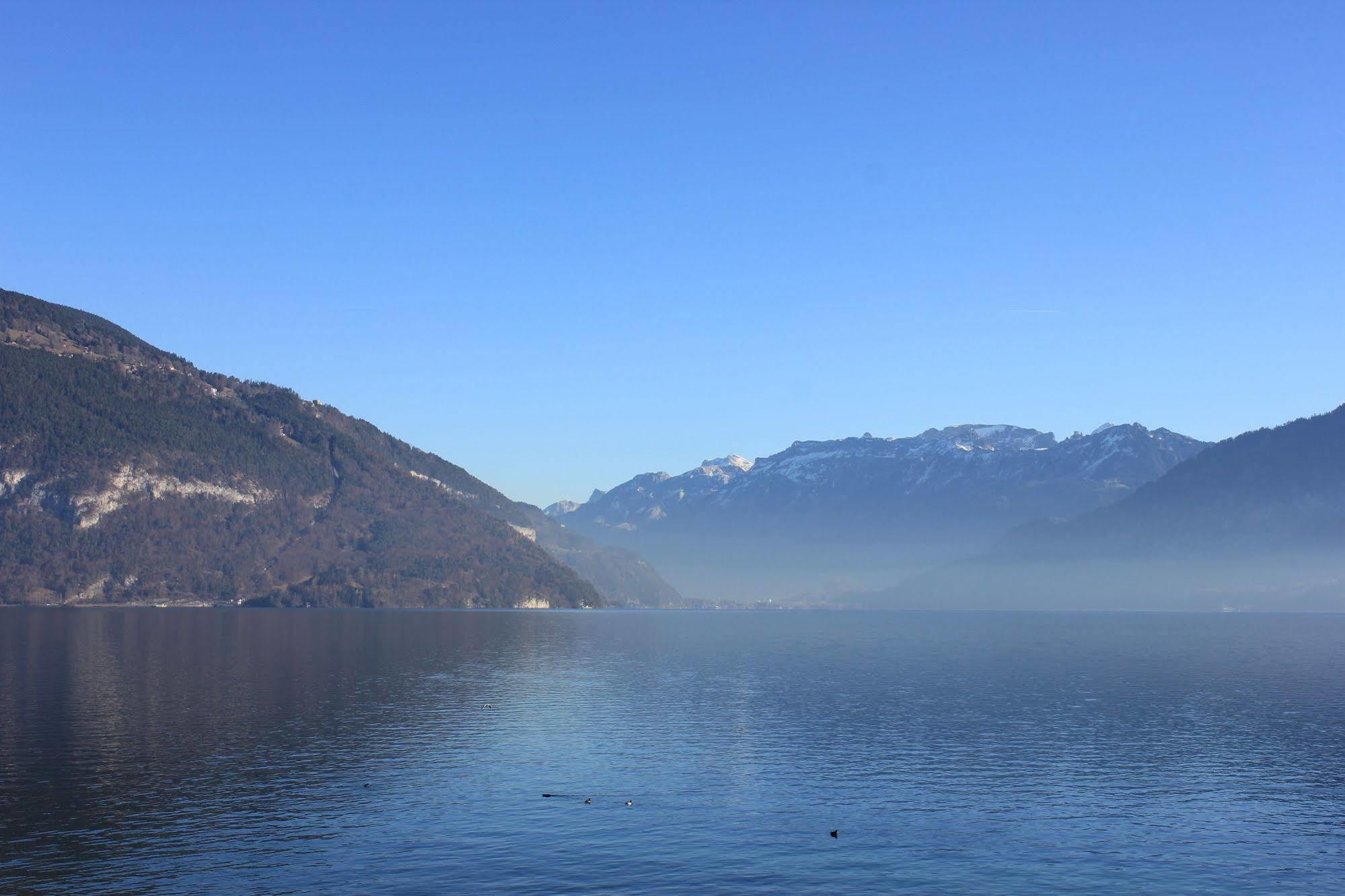 Strandhotel Seeblick Faulensee Exteriör bild